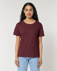 T-Shirt Bio-Baumwolle Stanley/Stella Serena zum Personalisieren - Bordeaux