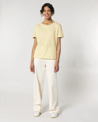 T-Shirt Bio-Baumwolle Stanley/Stella Serena zum Personalisieren - Butter
