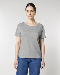 T-Shirt Bio-Baumwolle Stanley/Stella Serena zum Personalisieren - Mélange Grau