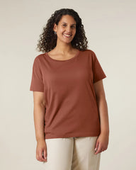 T-Shirt Bio-Baumwolle Stanley/Stella Serena zum Personalisieren - Heritage Brown