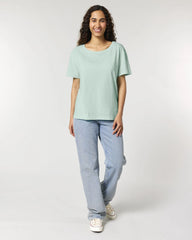 T-Shirt Bio-Baumwolle Stanley/Stella Serena zum Personalisieren - Karibisches Blau