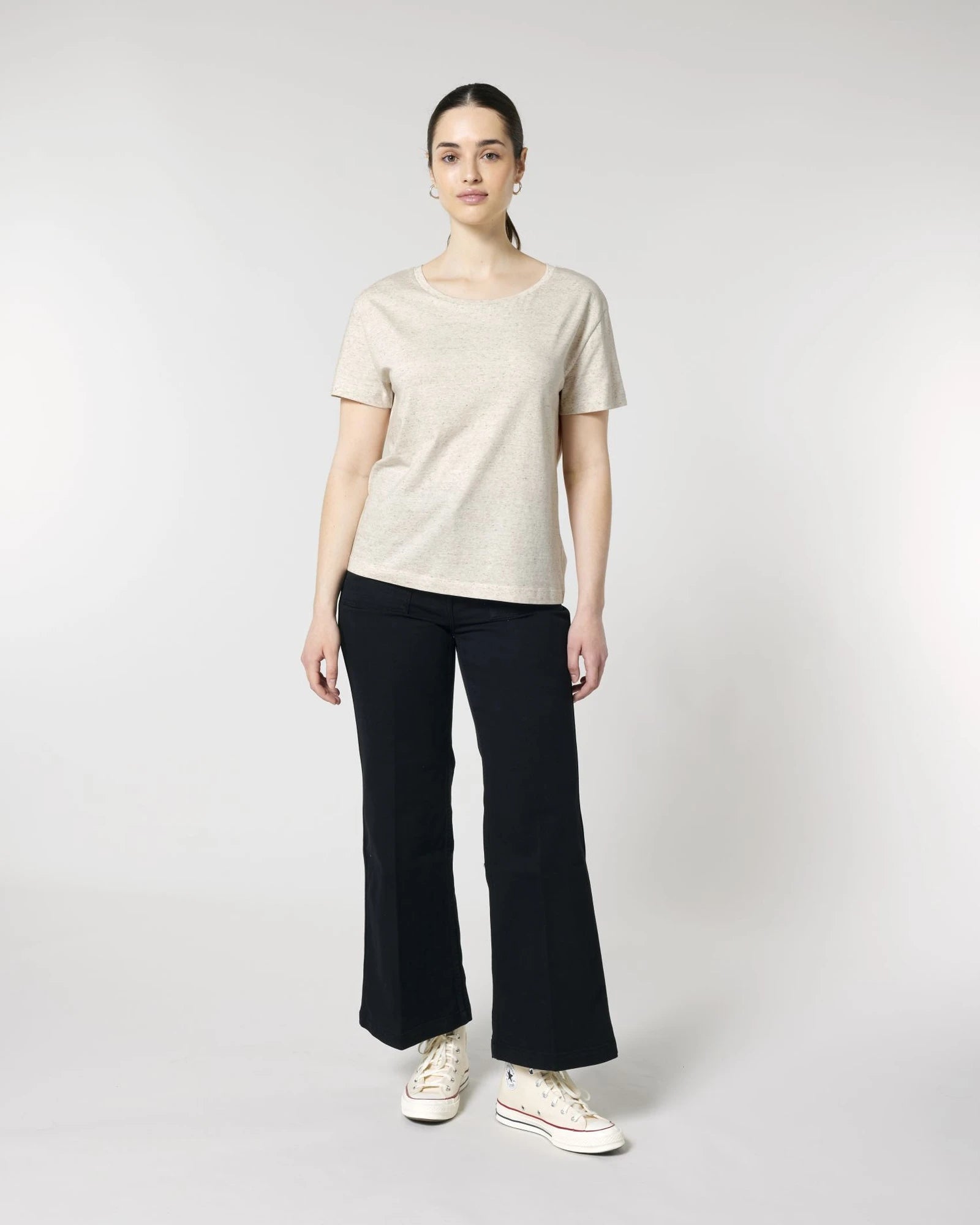 T-Shirt Bio-Baumwolle Stanley/Stella Serena zum Personalisieren - Öko-Melange