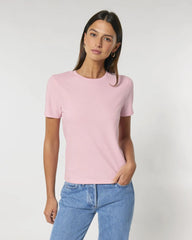 T-Shirt Bio-Baumwolle Stanley/Stella Ella zum Personalisieren - Baumwollrosa