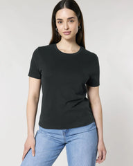 T-Shirt Bio-Baumwolle Stanley/Stella Ella zum Personalisieren - Schwarz