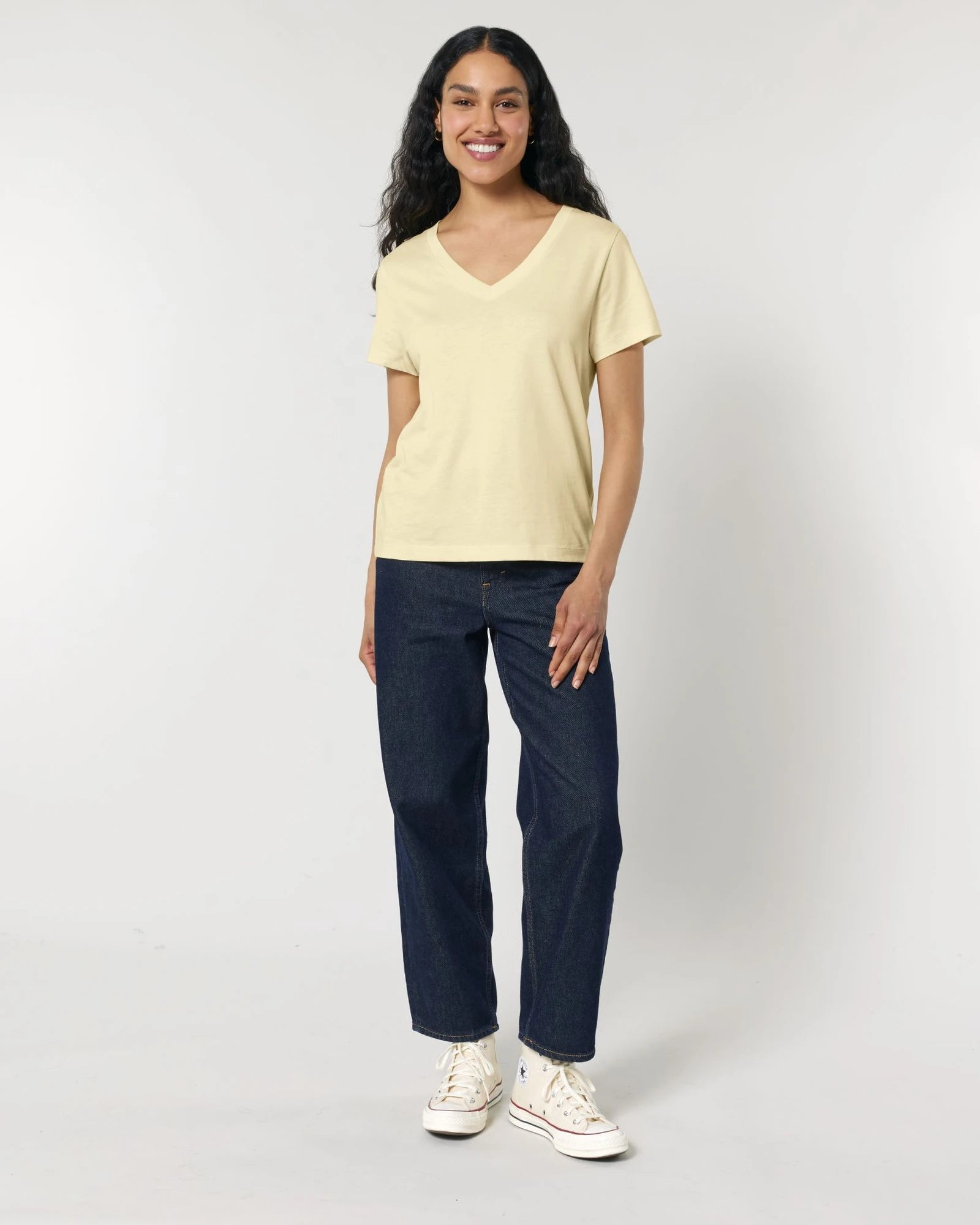 T-Shirt Bio-Baumwolle Stanley/Stella Isla zum Personalisieren - Butter