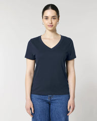 T-Shirt Bio-Baumwolle Stanley/Stella Isla zum Personalisieren - Französische Marine