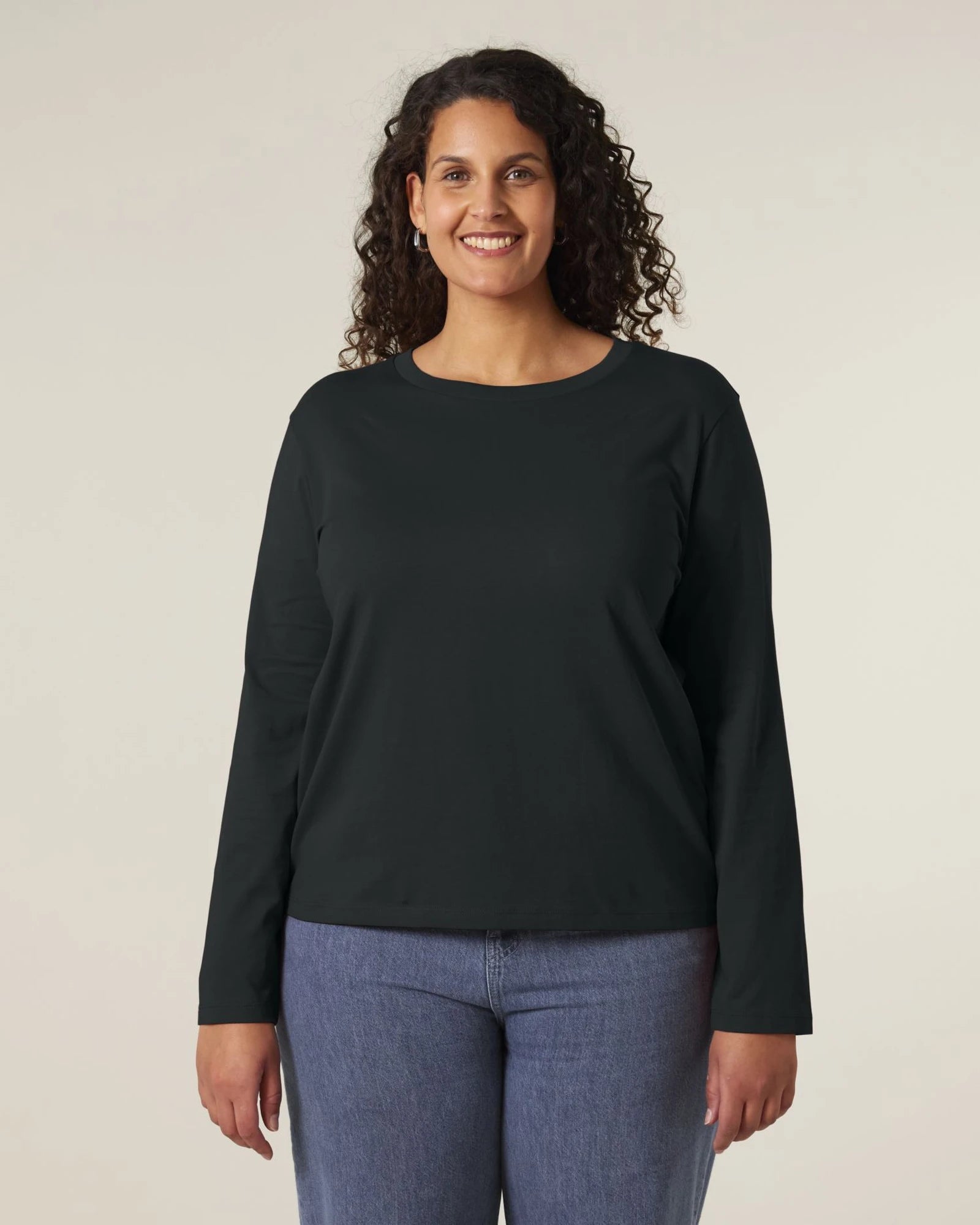 T-Shirt langarm Bio-Baumwolle Stanley/Stella Muser zum Personalisieren - 1