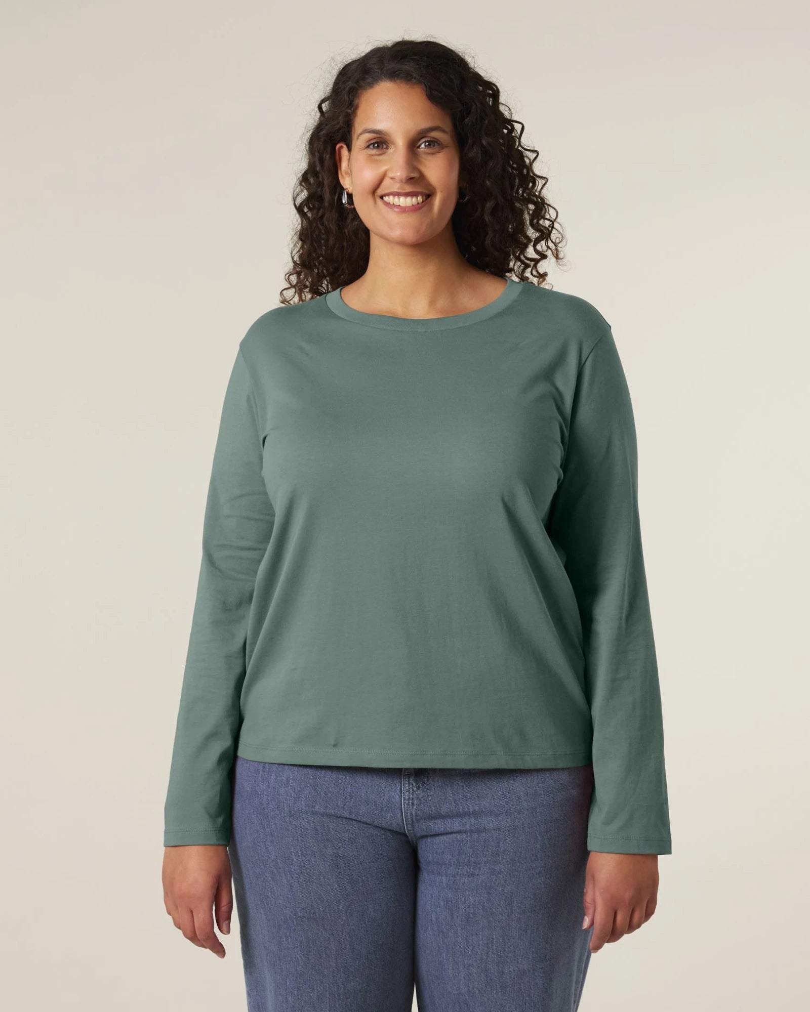 T-Shirt langarm Bio-Baumwolle Stanley/Stella Muser zum Personalisieren - 10