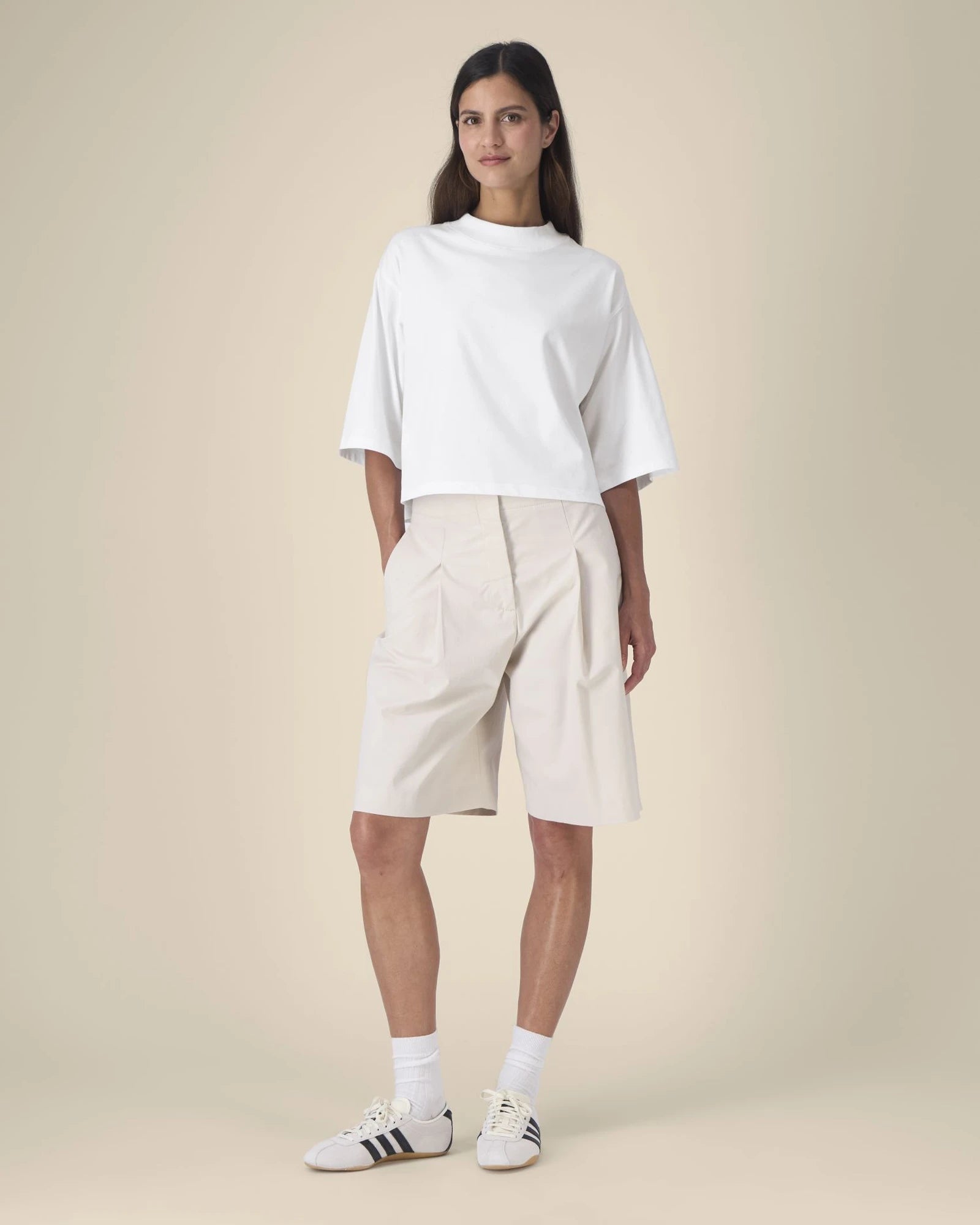 T-Shirt Bio-Baumwolle Stanley/Stella Raya zum Personalisieren - Weiß