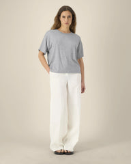 T-Shirt Damen Bio-Baumwolle Stanley/Stella Etta zum Personalisieren - Mélange Grau