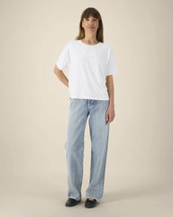 T-Shirt Damen Bio-Baumwolle Stanley/Stella Etta zum Personalisieren - Weiß