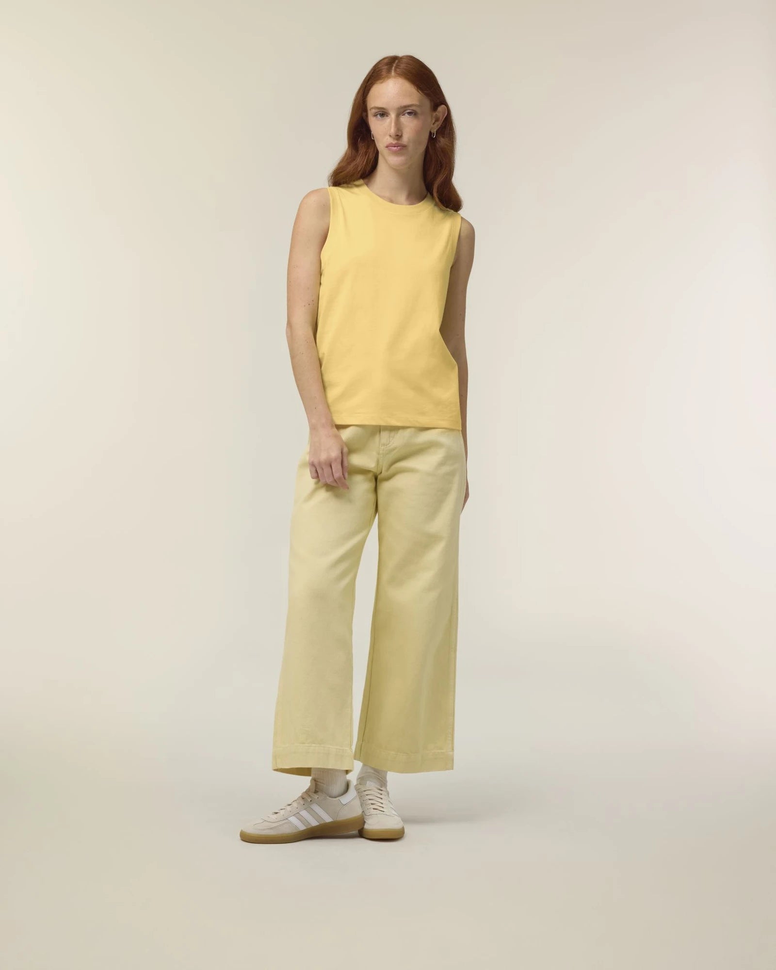 Damen-Tanktop Bio-Baumwolle Stanley/Stella Mia zum Personalisieren - Viva Gelb