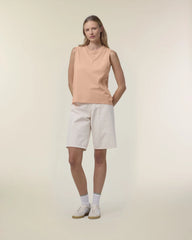 Damen-Tanktop Bio-Baumwolle Stanley/Stella Mia zum Personalisieren - Frisches Pfirsich