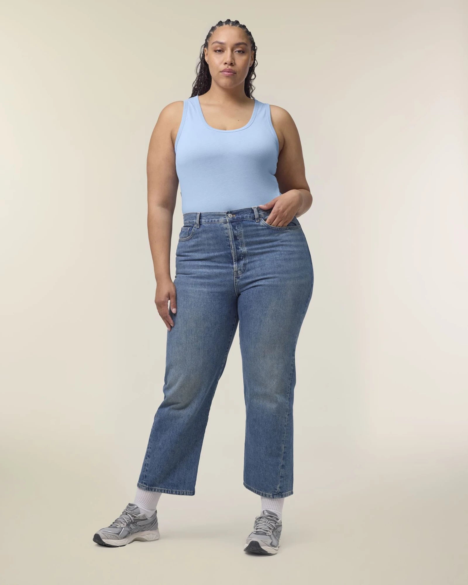 Damen Tanktop Bio-Baumwolle Stanley/Stella Ava zum Personalisieren - Blaue Seele