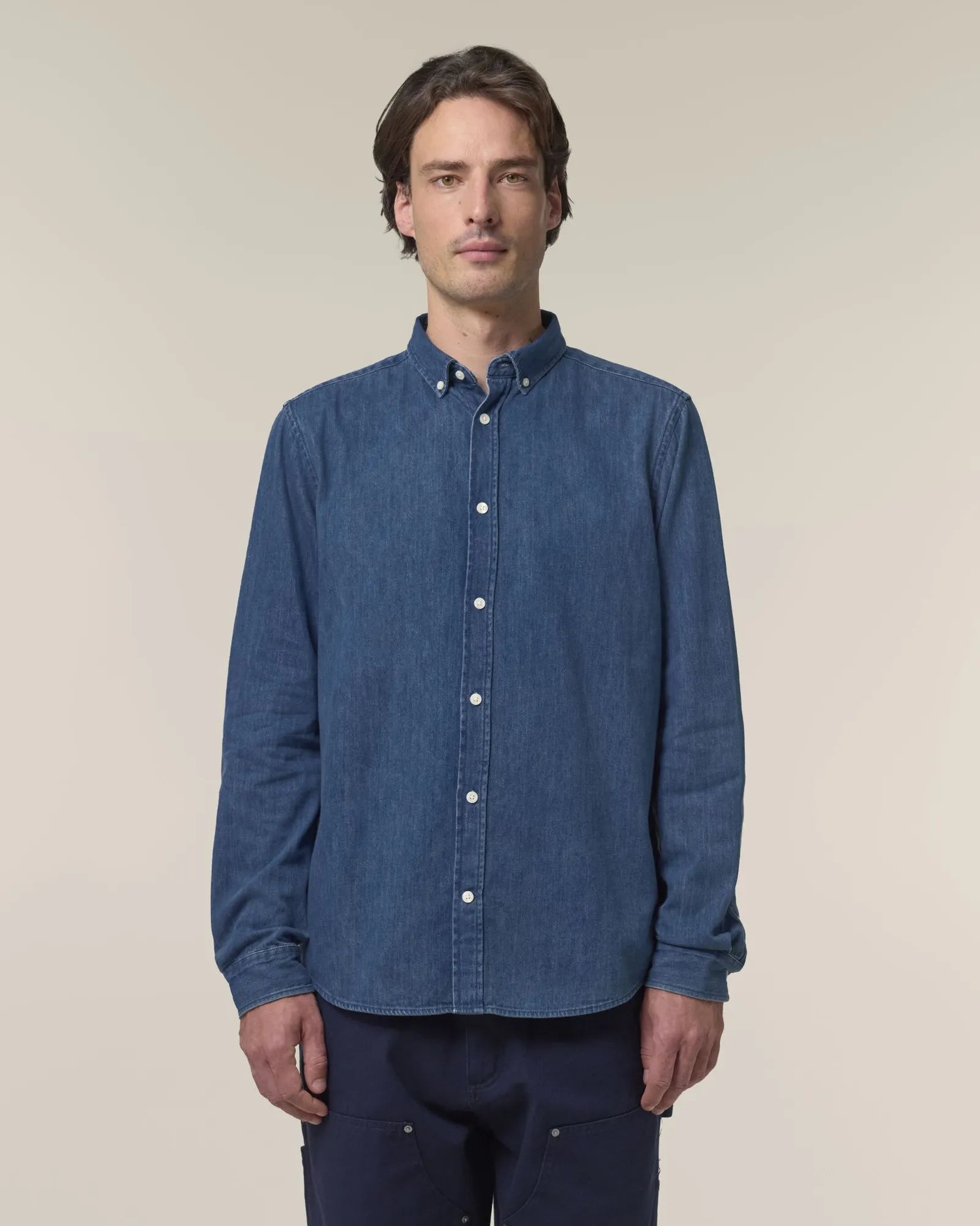 Hemd Denim Bio-Baumwolle Stanley/Stella zum Personalisieren - 4