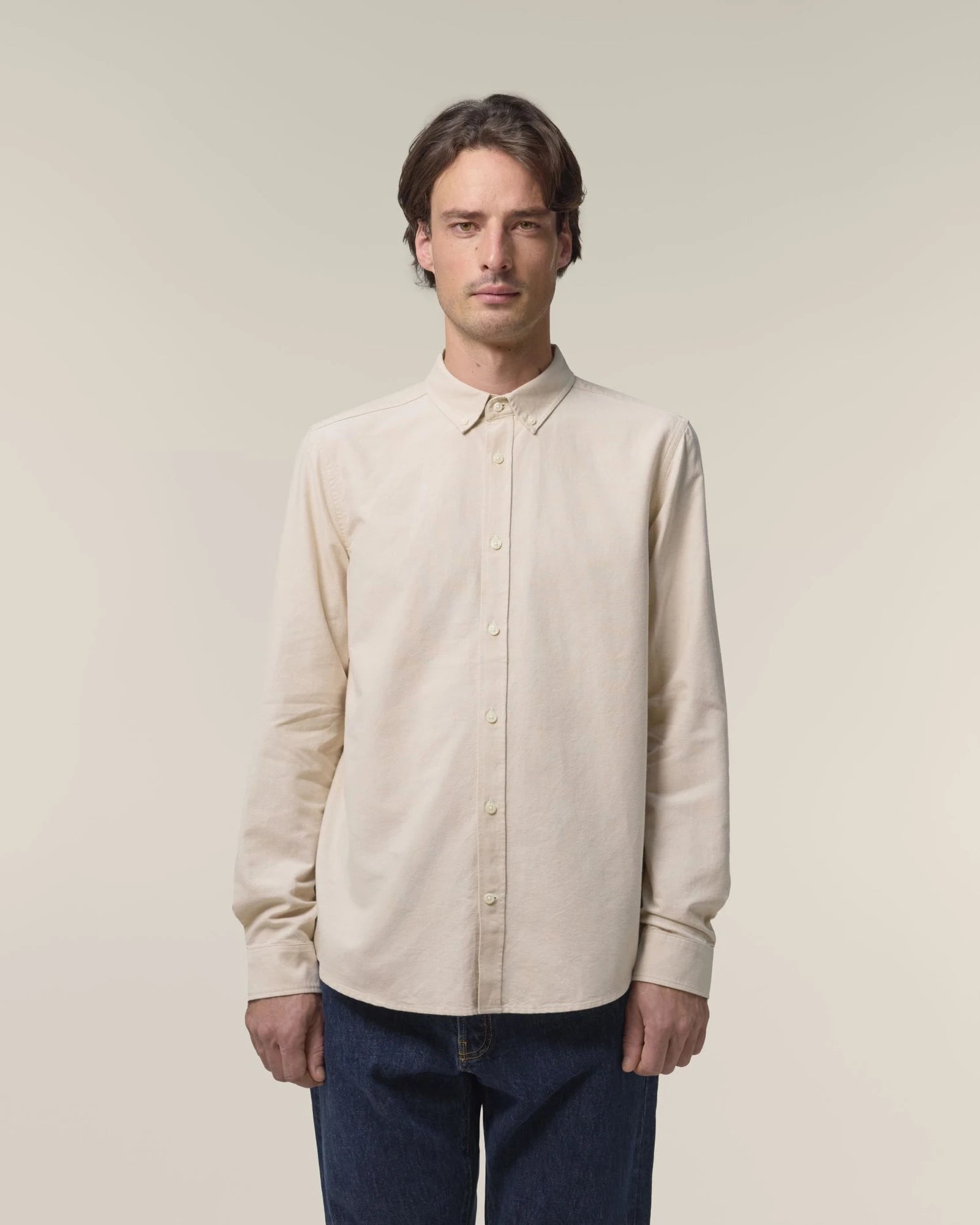 Hemd Bio-Baumwolle Stanley/Stella Oxford zum Personalisieren - 8