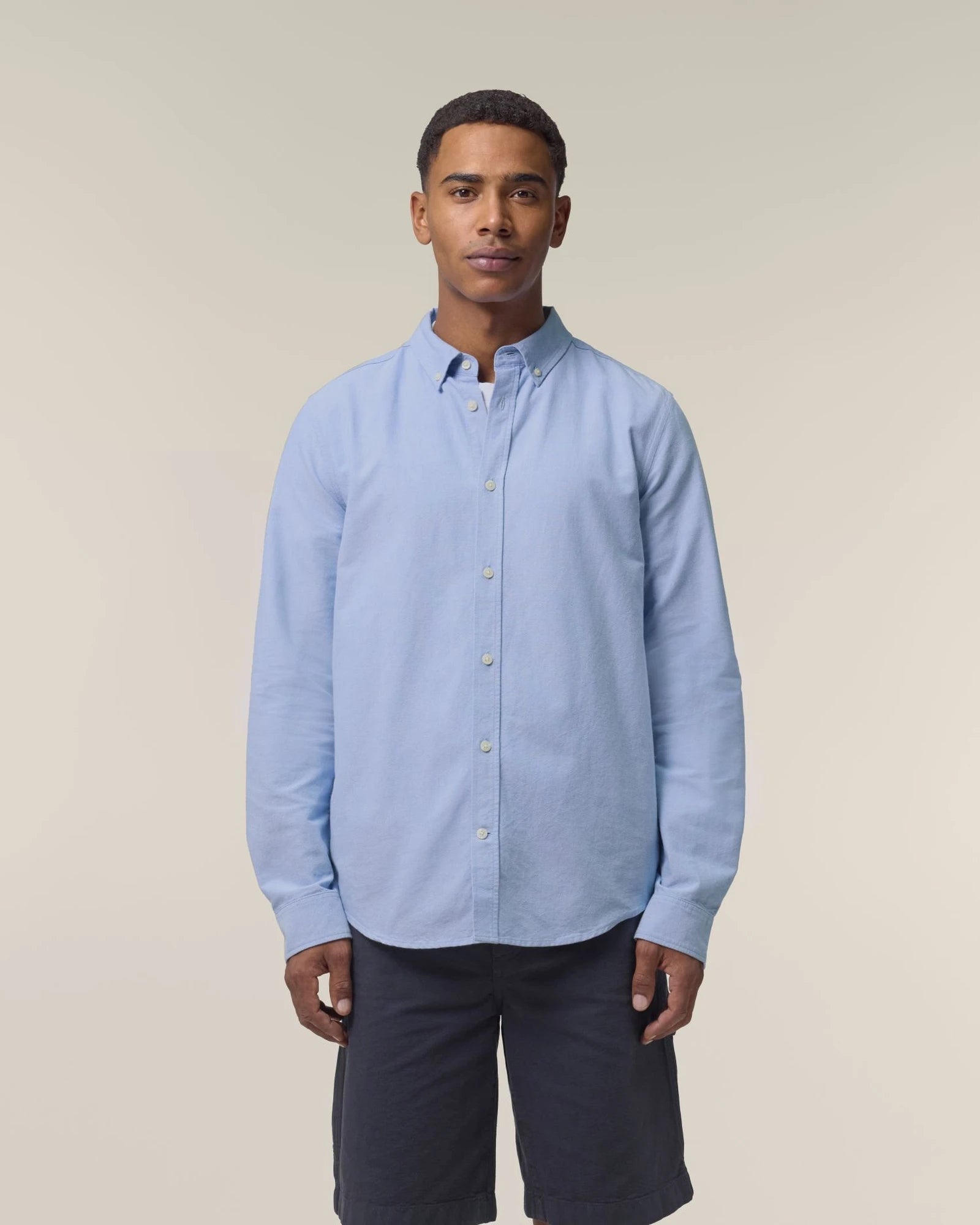 Hemd Bio-Baumwolle Stanley/Stella Oxford zum Personalisieren - 6