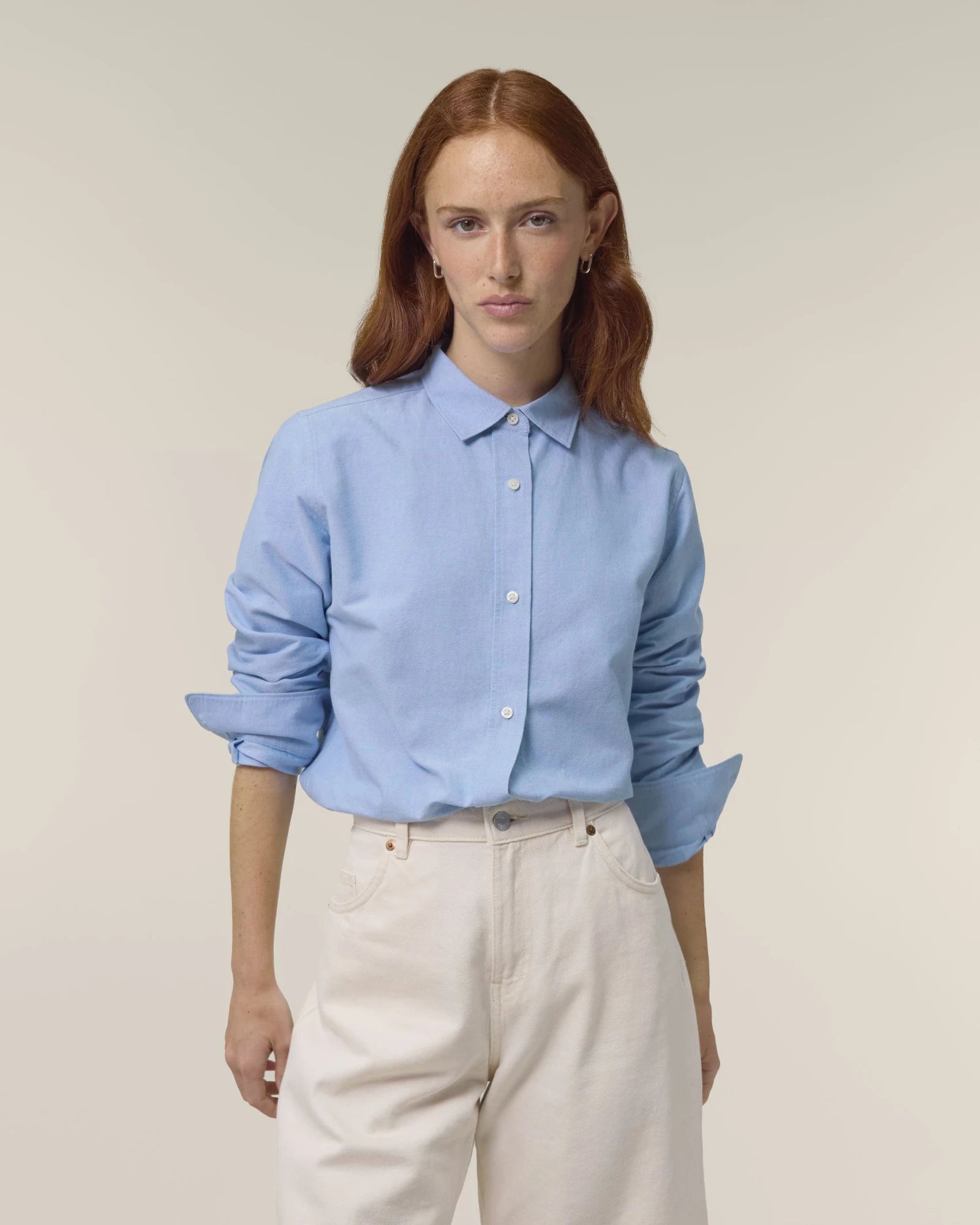 Oxford Shirt Medium Fit Stanley/Stella zum Personalisieren - 8