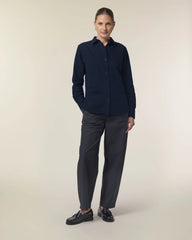 Oxford Shirt Medium Fit Stanley/Stella zum Personalisieren - Französische Marine