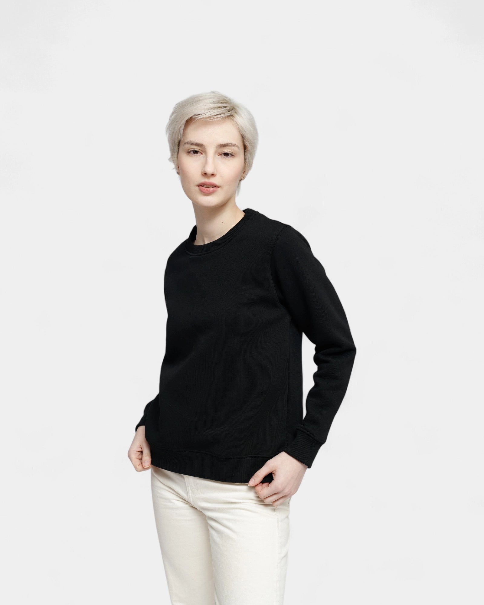 Angerautes Damen-Sweatshirt Made in France zum Personalisieren - 5