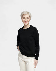 Angerautes Damen-Sweatshirt Made in France zum Personalisieren - 7