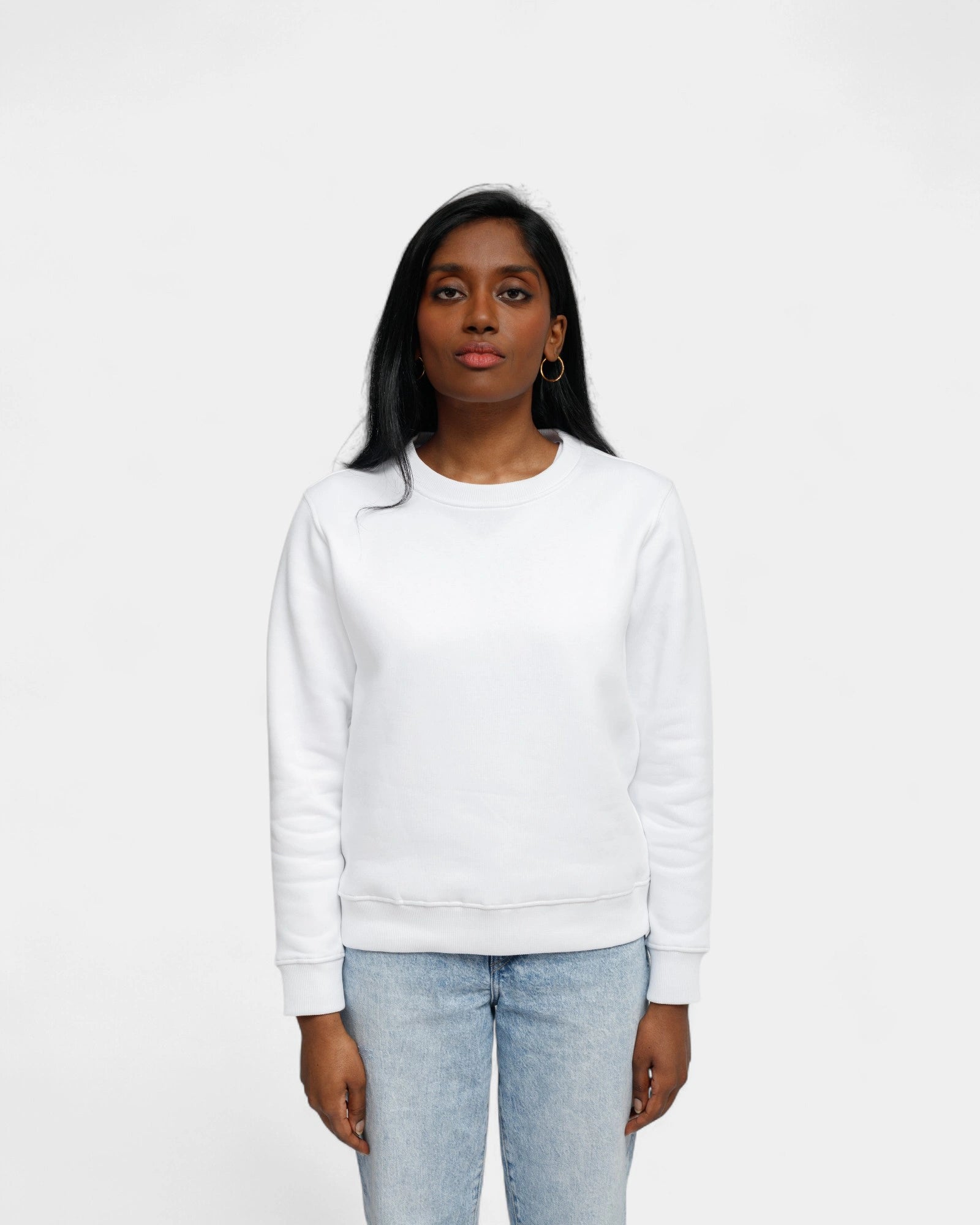 Angerautes Damen-Sweatshirt Made in France zum Personalisieren - 9