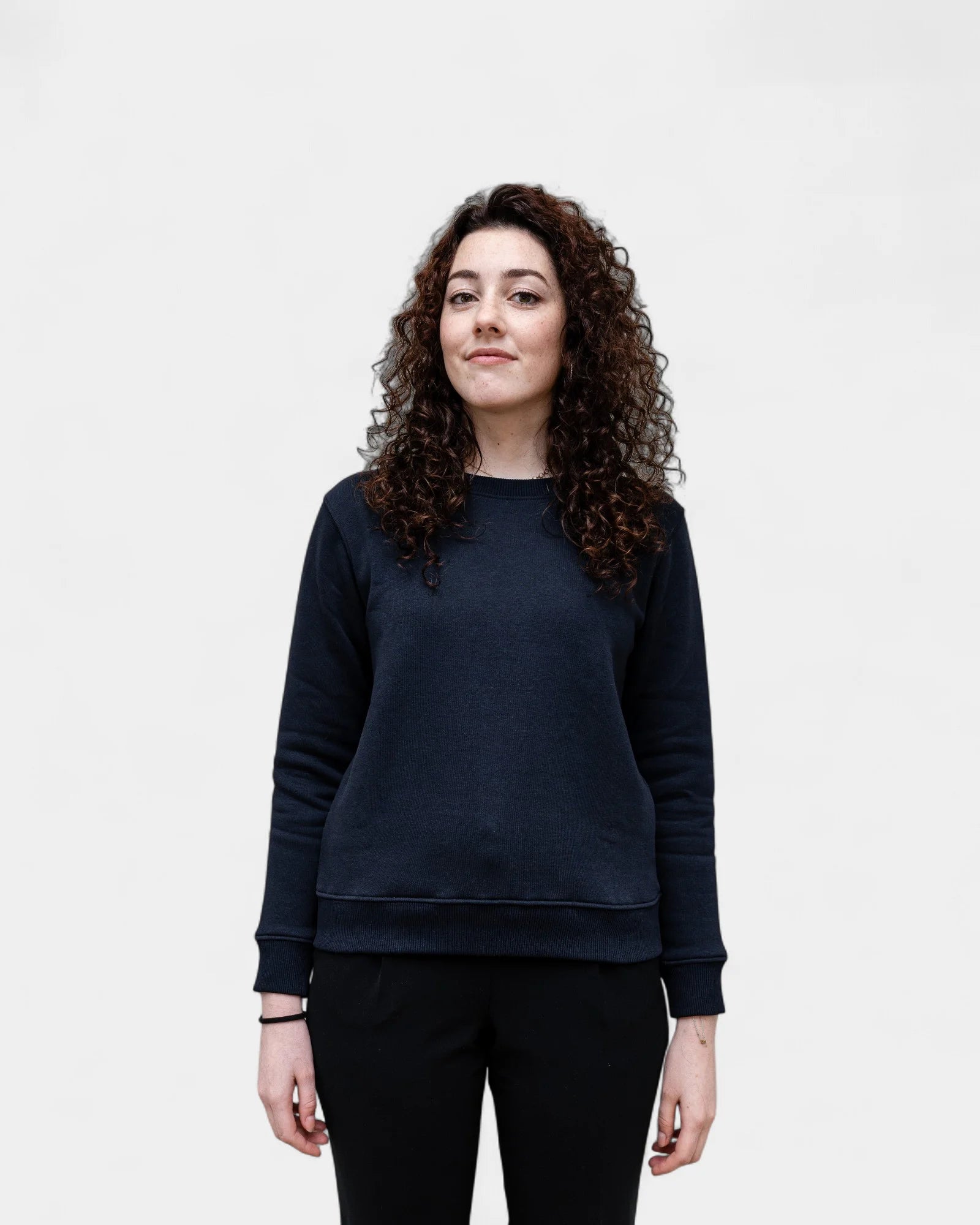 Angerautes Damen-Sweatshirt Made in France zum Personalisieren - 13