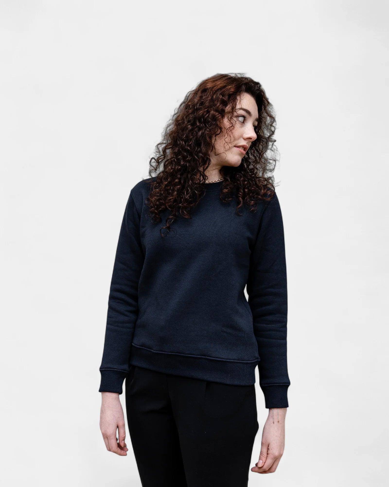 Angerautes Damen-Sweatshirt Made in France zum Personalisieren - 14