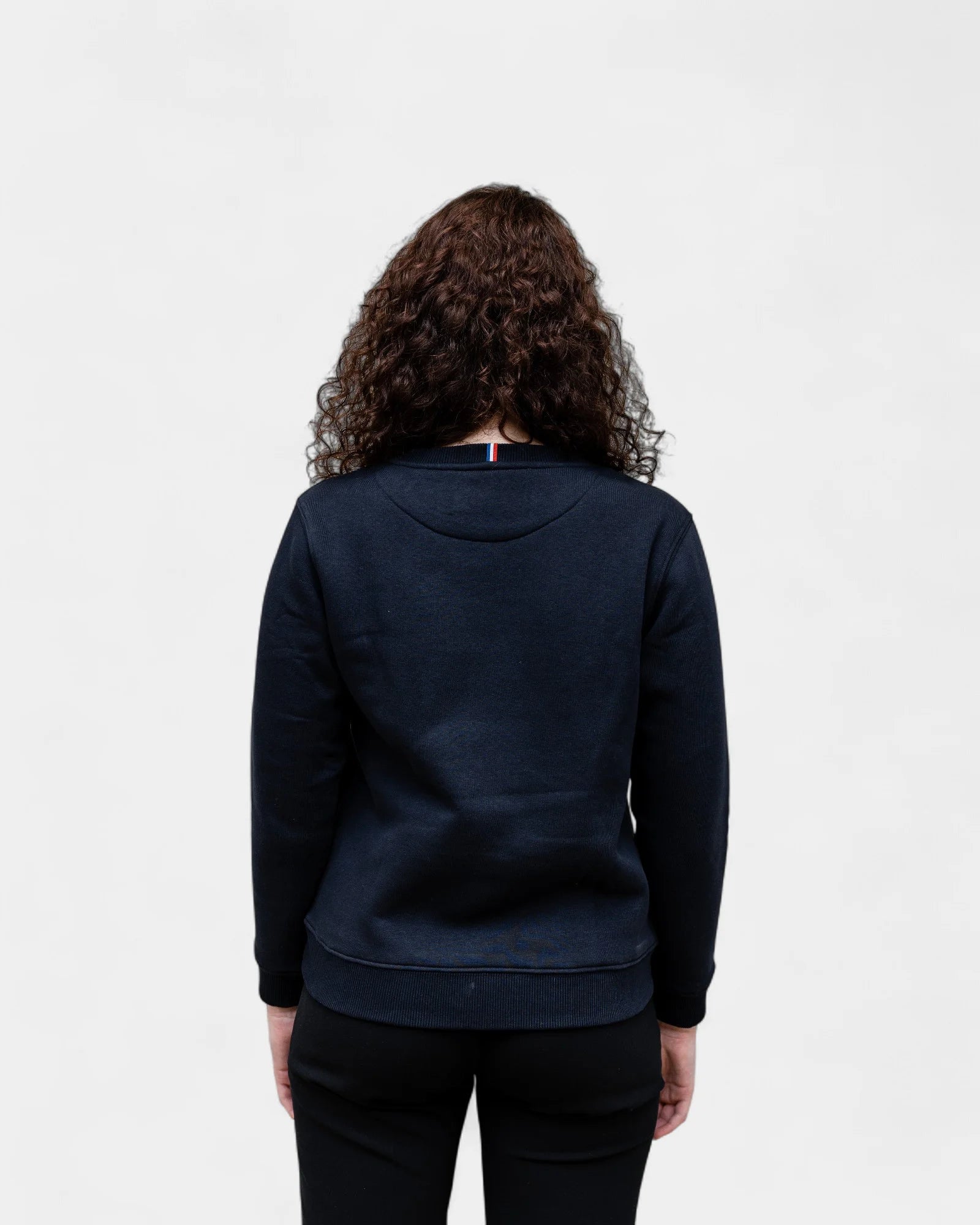 Angerautes Damen-Sweatshirt Made in France zum Personalisieren - 15
