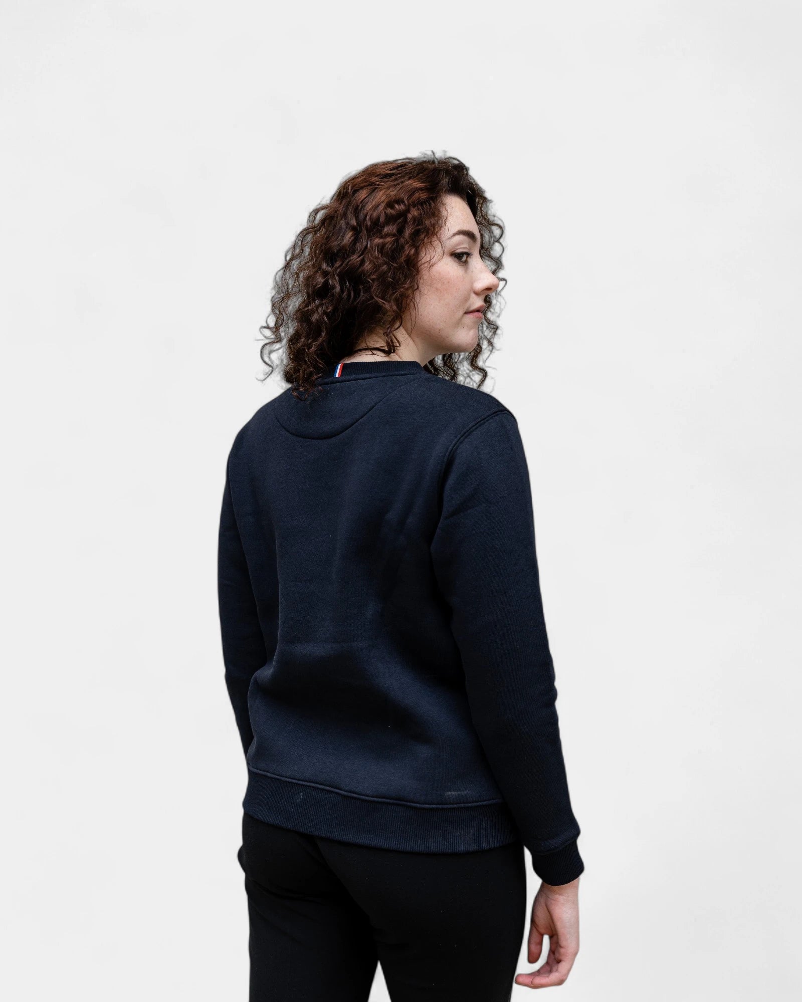 Angerautes Damen-Sweatshirt Made in France zum Personalisieren - 16
