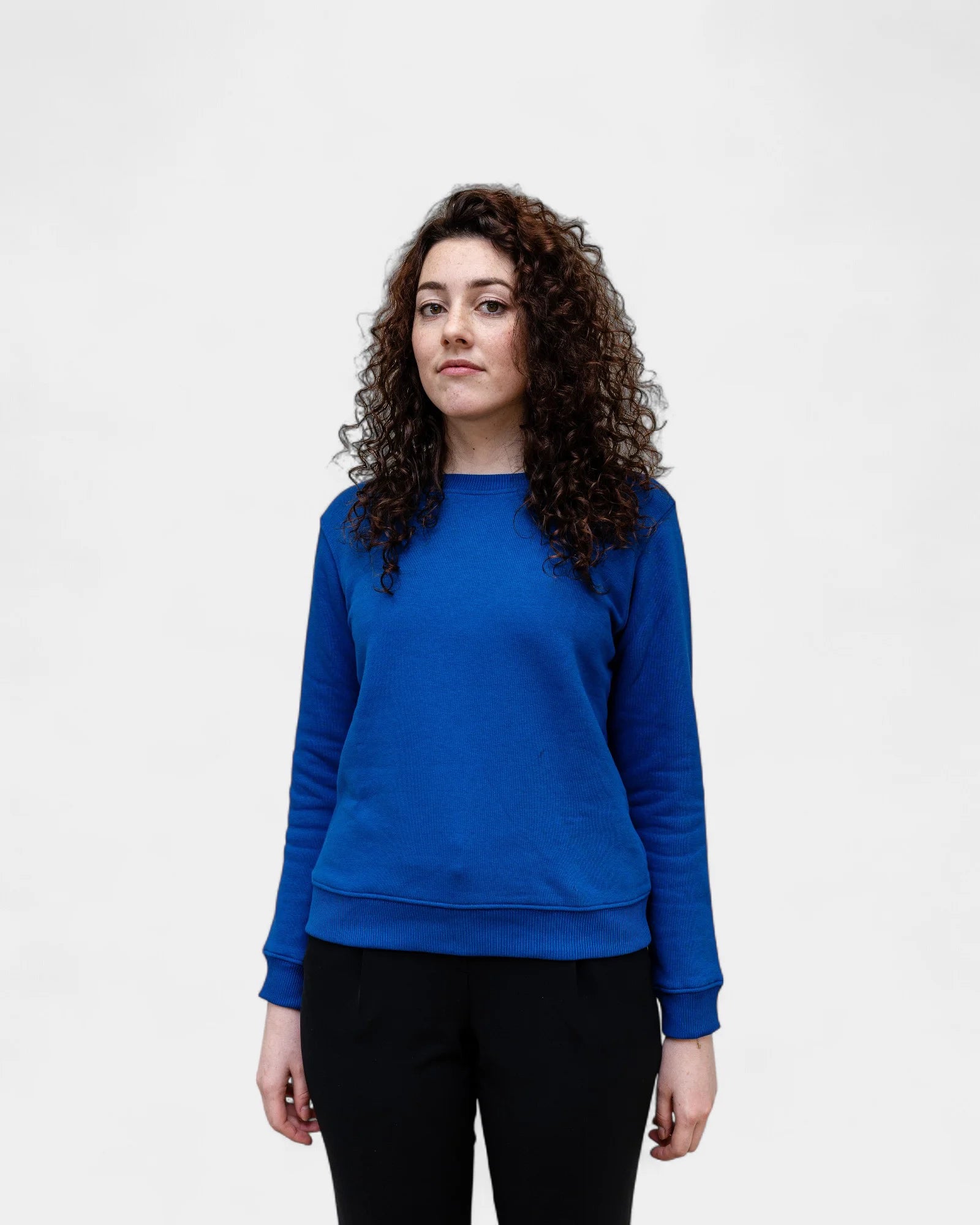 Angerautes Damen-Sweatshirt Made in France zum Personalisieren - 17