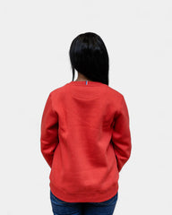 Angerautes Damen-Sweatshirt Made in France zum Personalisieren - 2