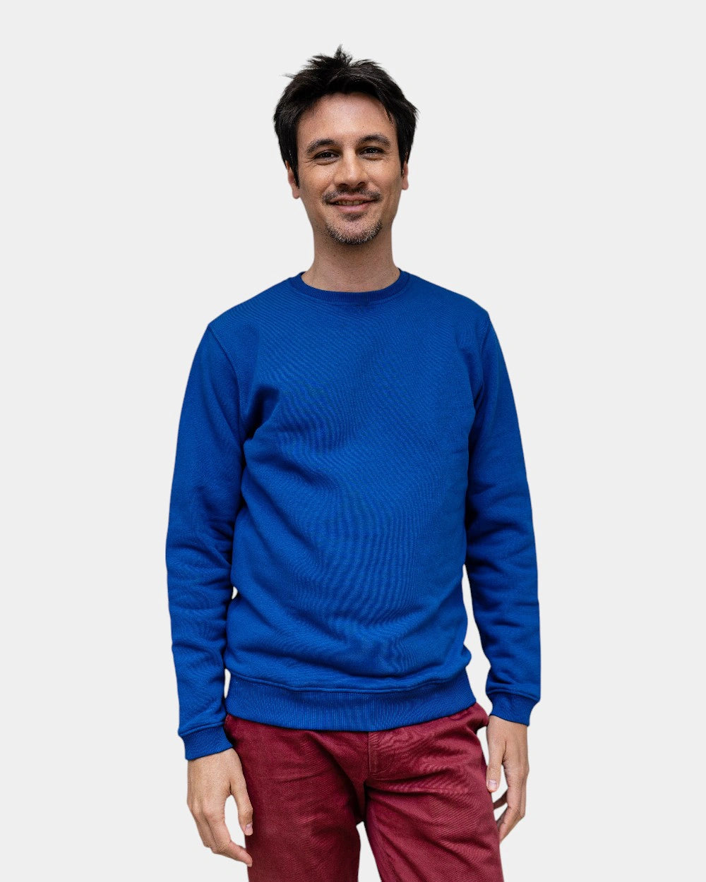 Angerautes Herren-Sweatshirt Made in France zum Personalisieren - 7