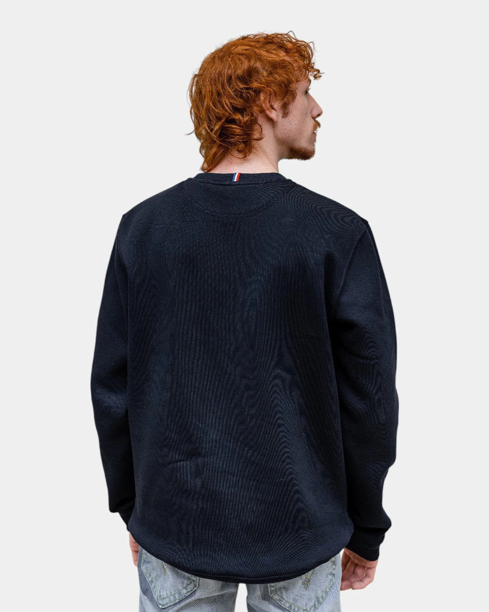Angerautes Herren-Sweatshirt Made in France zum Personalisieren - 9