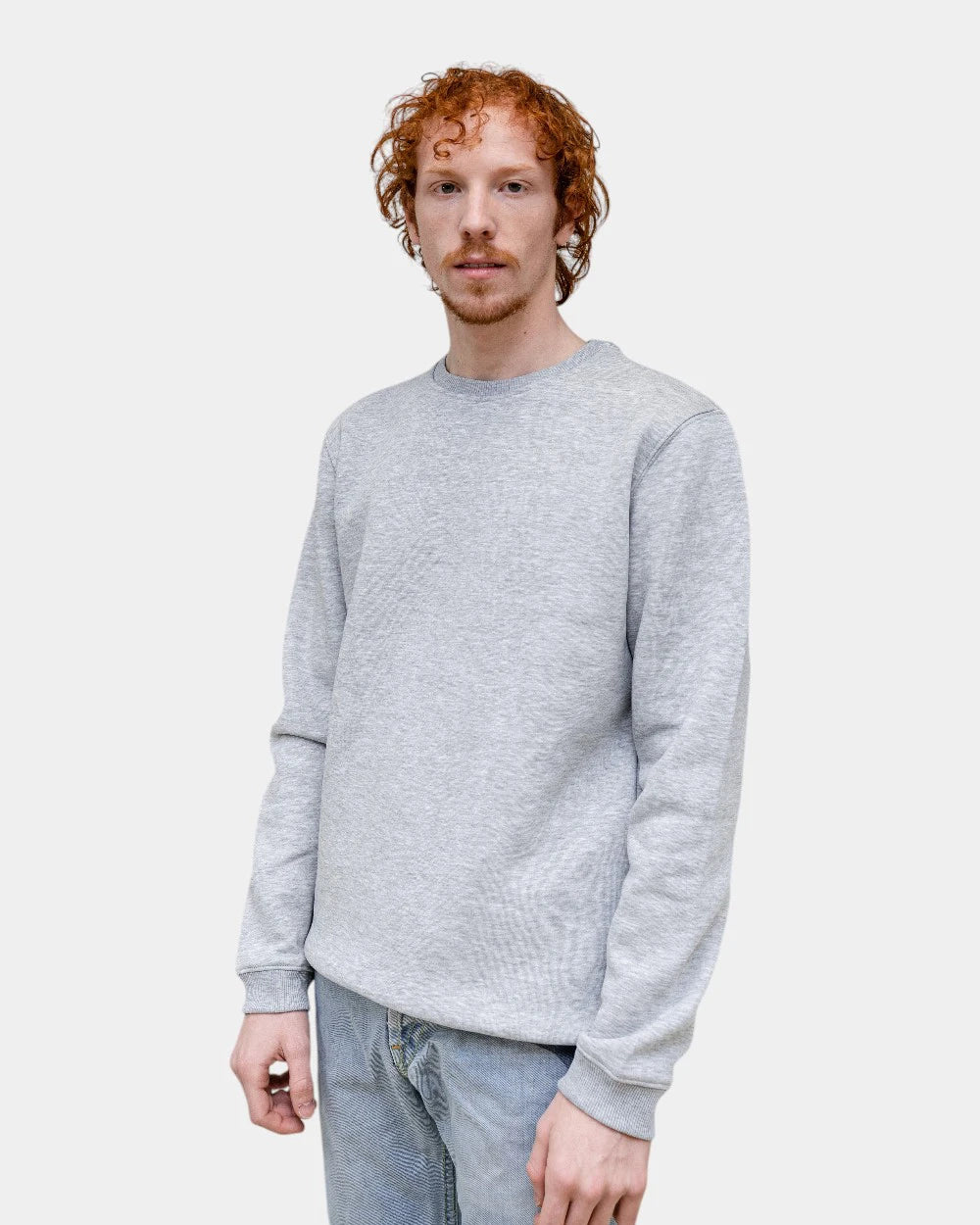 Angerautes Herren-Sweatshirt Made in France zum Personalisieren - 12