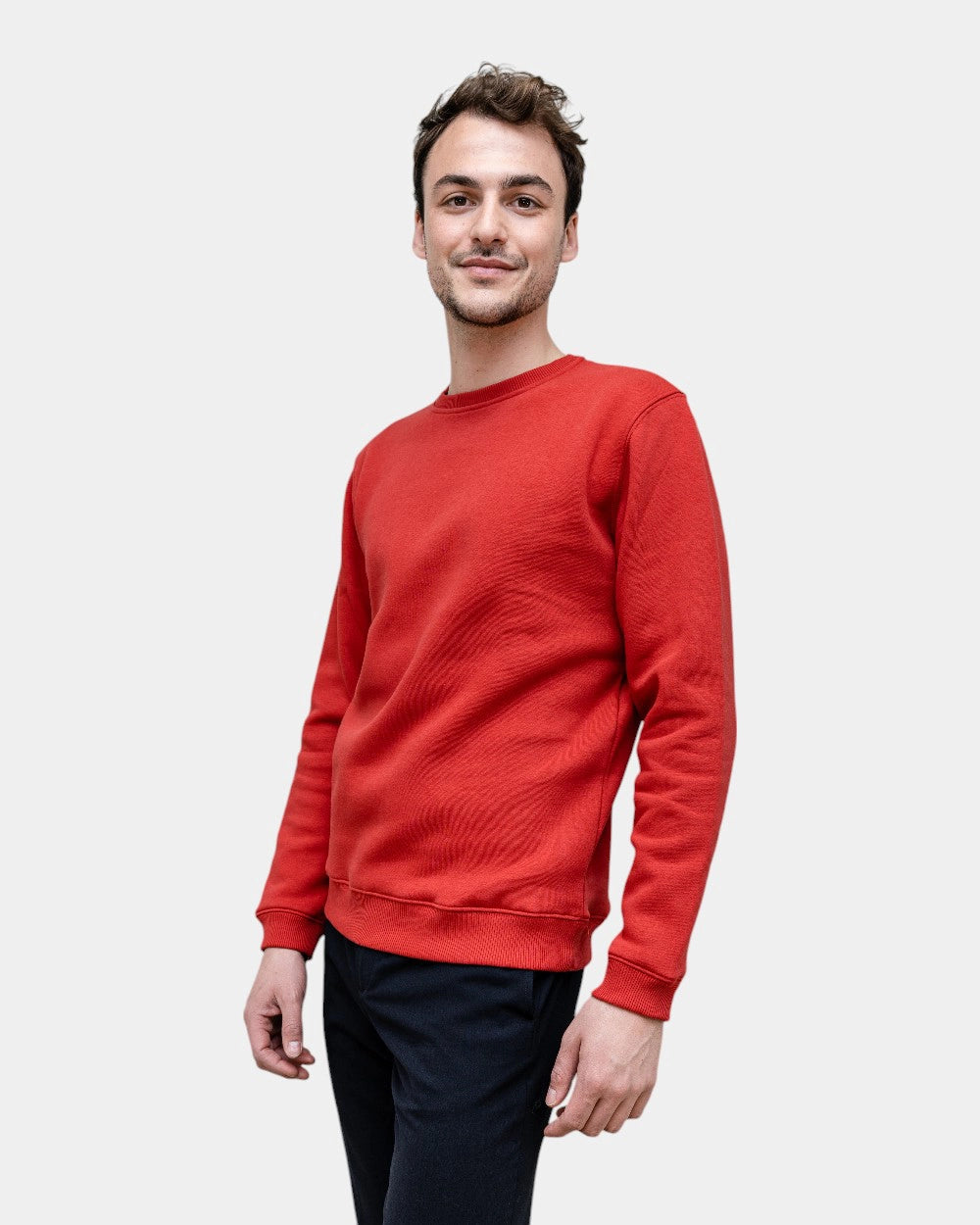 Angerautes Herren-Sweatshirt Made in France zum Personalisieren - 20
