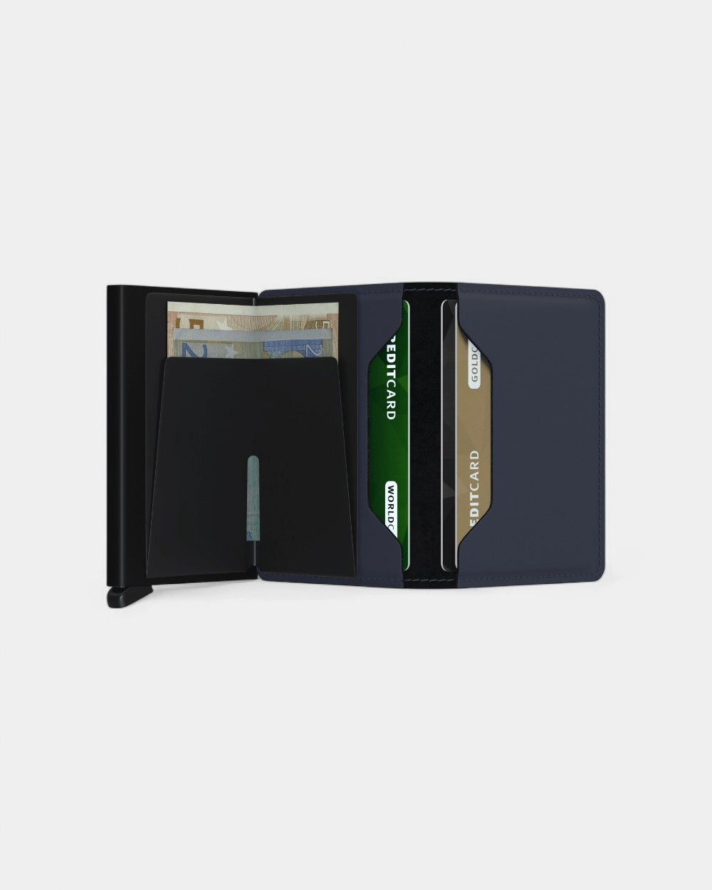 Geldbörse Slimwallet aus Leder zum Personalisieren - 22