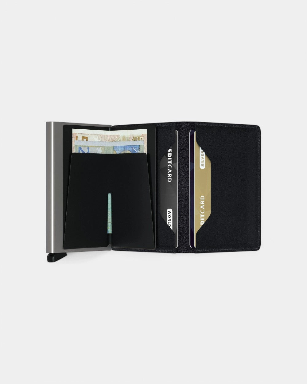 Geldbörse Slimwallet aus Leder zum Personalisieren - 27