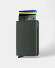 Geldbörse Slimwallet aus Leder zum Personalisieren - 28