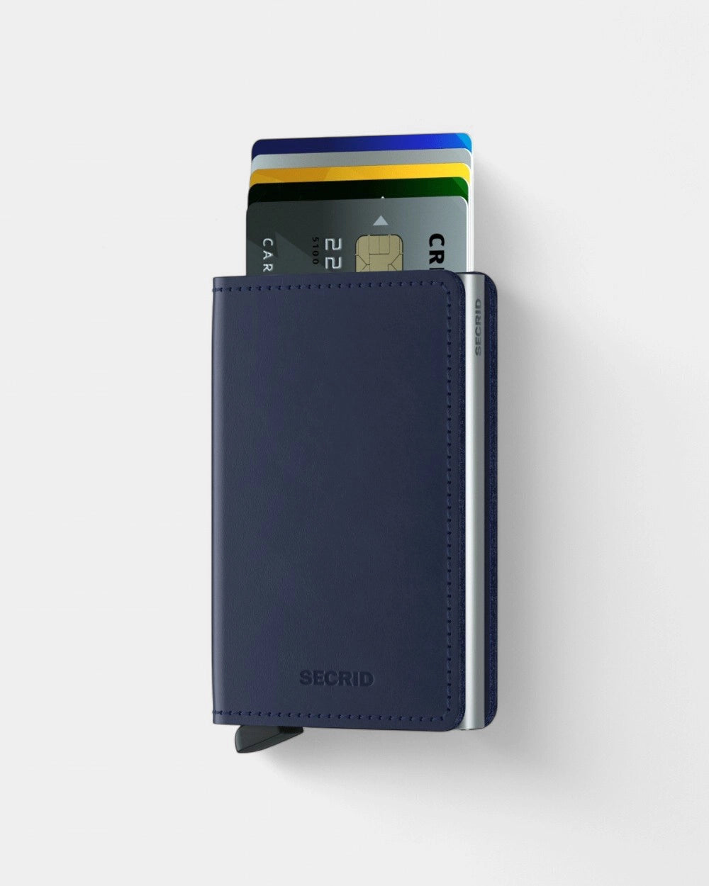 Geldbörse Slimwallet aus Leder zum Personalisieren - 32
