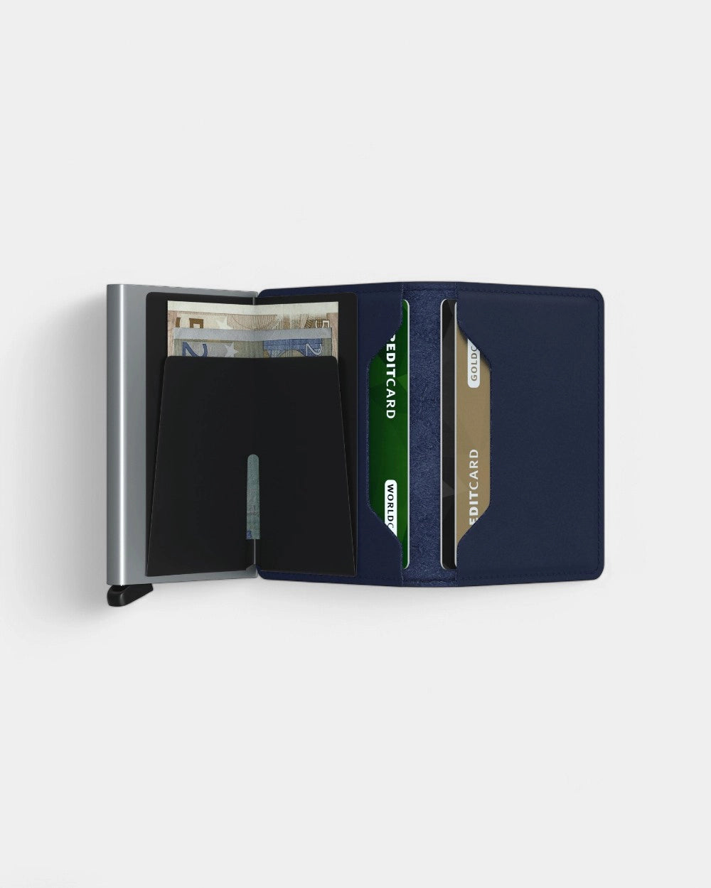 Geldbörse Slimwallet aus Leder zum Personalisieren - 34