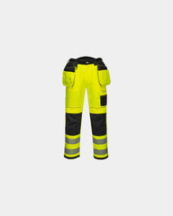 Pantalon Hi-Vis Portwest PW3 zum Personalisieren - Gelb-Schwarz