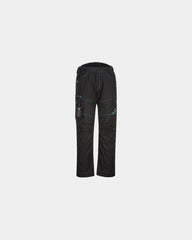 Service-Pantalon WX3 PU/PU zum Personalisieren - Schwarz-Himmelblau