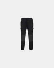 Pantalon Flexi KX3 zum Personalisieren - Schwarz-Himmelblau