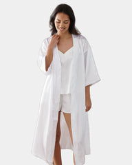 Damen-Bademantel Satin Kimono-Stil zum Personalisieren - 3