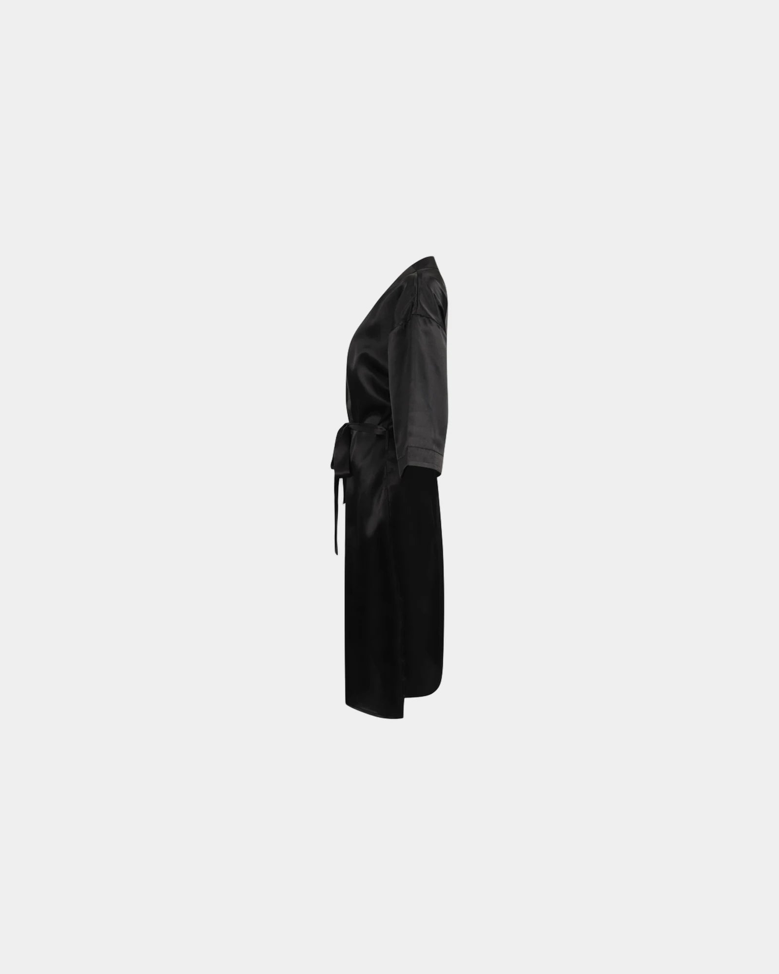Damen-Bademantel Satin Kimono-Stil zum Personalisieren - 5