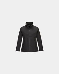 Softshelljacke Portwest Print & Promo zum Personalisieren - Schwarz-Himmelblau