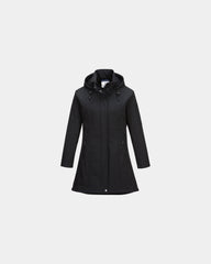 Softshelljacke anthrazit Carla zum Personalisieren - Schwarz-Himmelblau