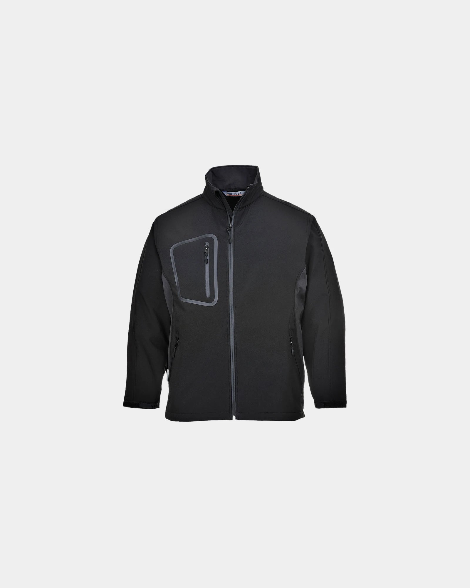 Blouson Softshell Duo 3L Schwarz-Blau zum Personalisieren - Schwarz-Himmelblau