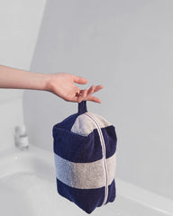 Kosmetiktasche Bio-Baumwolle La Handtuch Paris Riviera zum Personalisieren - 12